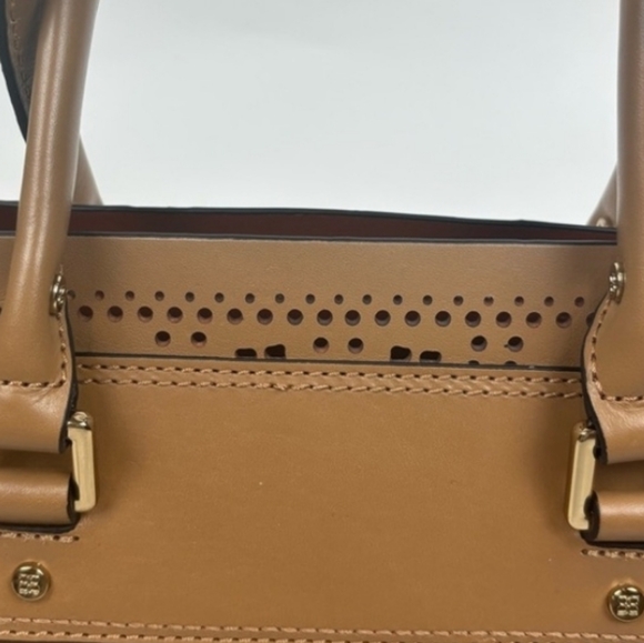 BCBG Tall Genuine Leather Tote & Dustbag - Picture 6 of 10